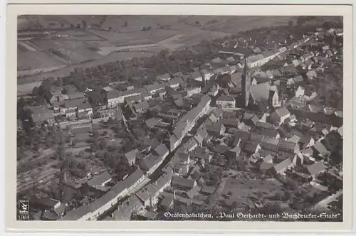 05079 Ak Gräfenhainichen "Paul Gerhardt- und Buchschricker Stadt" vers 1940