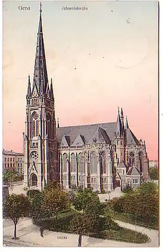 05078 Ak Gera Johanniskirche 1907