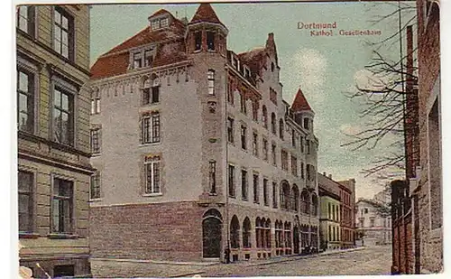 05059 Ak Dortmund Katholische Gesellenhaus um 1910