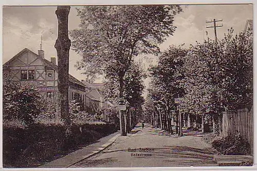 05042 Ak Bad Steben Badestraße um 1910