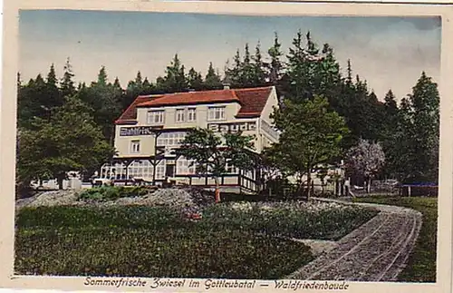 05030 Ak fraîcheur d'été Zwesel dans la vallée du Gottleuba vers 1930