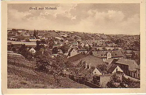 05024 Ak Gruß aus Molmek Gesamtansicht um 1930