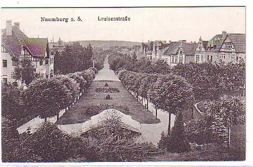 05014 Ak Naumburg près de la Saale Louisenstrasse vers 1920