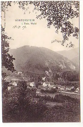 05013 Ak Winterstein dans la forêt de Thuringe 1909