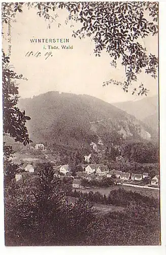 05013 Ak Winterstein im Thüringer Wald 1909