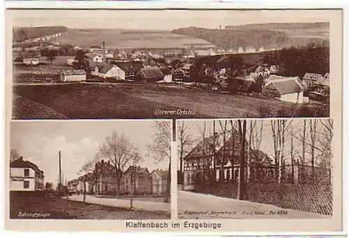 05004 Ak Klaffenbach im Erzgebirge Gasthof usw. 1929