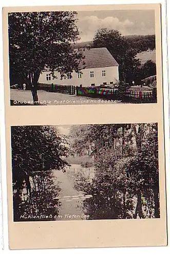 0498 Ak Bernemühle Post Glienicke Kr. Beeskov 1937