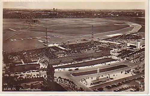 04980 Ak Berlin Zentralflughafen Fliegeraufnahme 1932