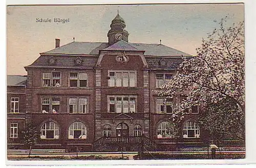 04974 Ak Bürgel Schule um 1920