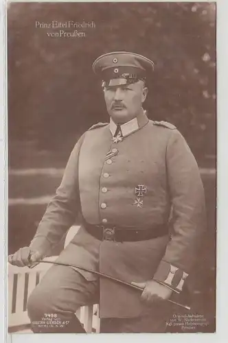 04949 Ak Prince Eitel Friedrich von Prussen 1ère Guerre mondiale