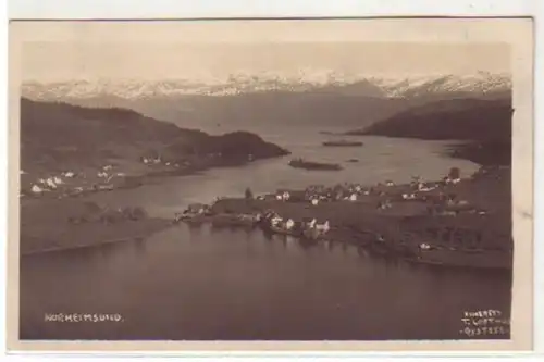 04933 Photo Ak Nordheims et Norvège Vue totale 1925