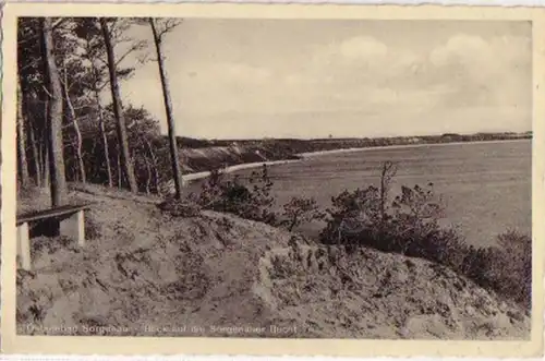 04924 Ak Mer Baltique Bain de Darzau Vue sur la baie 1936