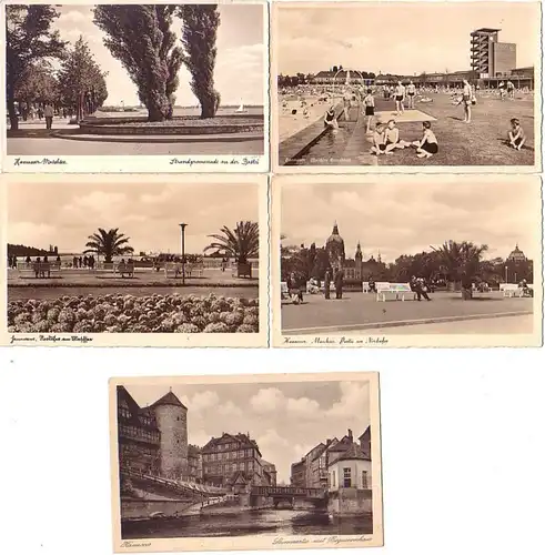 04908/5 Ak Hannover Machsee Strandbad usw. um 1935