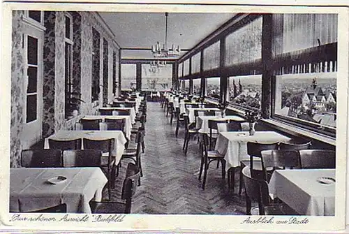 04901 Ak Bielefeld Gasthaus "Zur schönen Aussicht" 1940