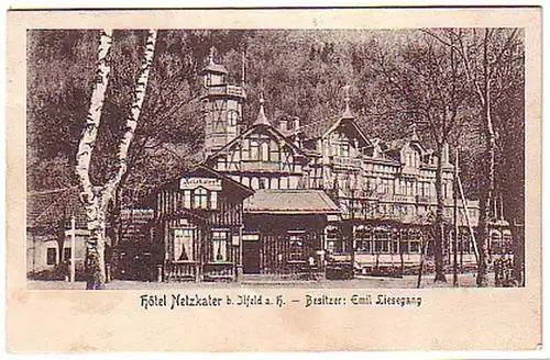 04896 Ak Ilfeld au Résistant Hotel Netzkater 1907
