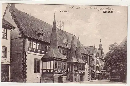 04893 Ak Einbeck in Niedersachsen Rathaus um 1930