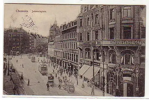 04836 Ak Chemnitz Hotel "Stadt Gotha" 1914