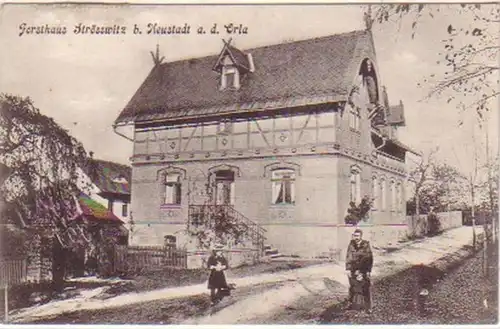 04783 Ak Forsthaus Strösswitz près de Neustadt Orla 1908