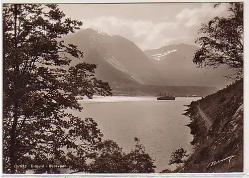 04773 Ak Eidfjord Oddaveien Norvège vers 1940