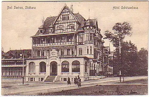04752 Ak Bad Sachsa Südharz Hotel Schützenhaus 1925