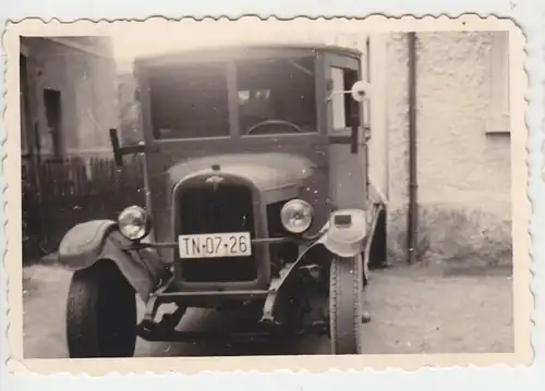 047110 Photo de voitures anciennes immatriculées vers 1940