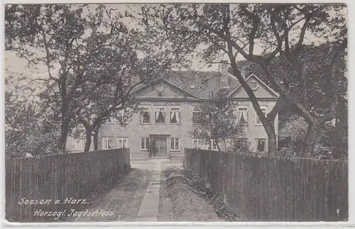 04708 Feldpost Ak Seesen a. Résine Château duc 1915