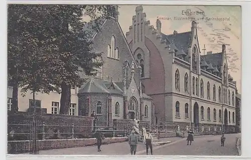 04706 Feldpost Ak Euskirchen Seminar, Klosterkirche und Marienhospital 1915