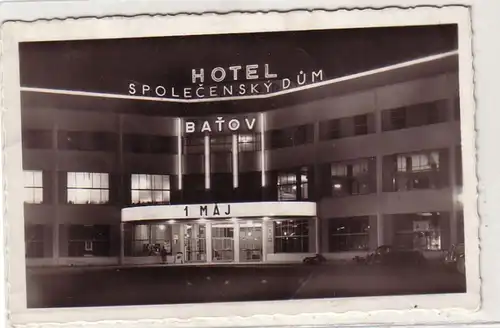 04683 Ak Otrokovice Batov Hotel 1937