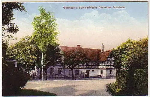 04684 Ak Gasthaus Dänkritzer Schmiede 1929