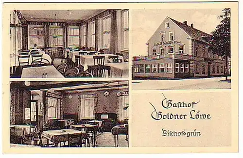 04681 Ak Bischofsgrün Gasthof Goldener Löwe 1940