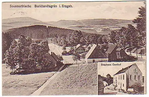 04679 Ak Burkhardts vert dans l'auberge de Stephan 1917