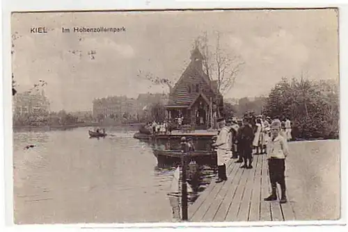 04676 Ak Kiel im Hohenzollernpark 1913