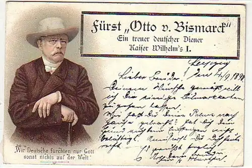 04669 Ak Fürst "Otto von Bismarck" 1898