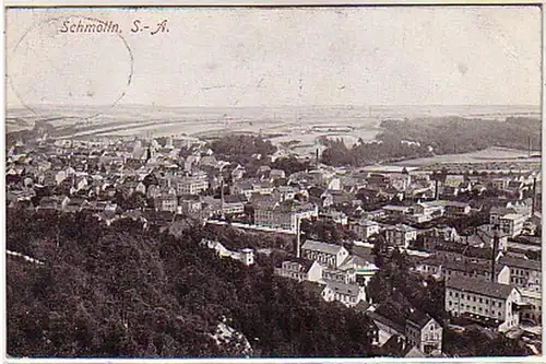 04665 Ak Schmölln S.-A. Total Vue 1913