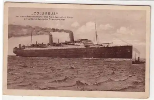 04649 Vaporisateur géant Ak "Columbus" vers 1920