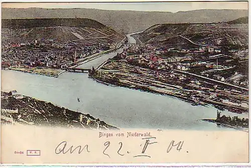 04630 Ak Bingen de Niederwald 1904