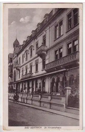 04595 Ak Bad Bertrich bei Coblenz St. Vincenzhaus 1919