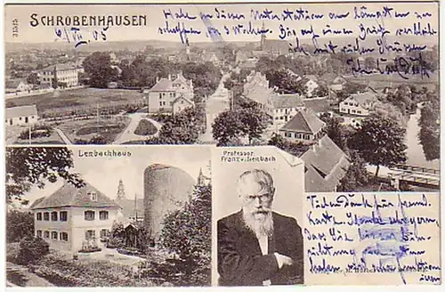 04580 Ak Schrobenhausen Lenbachhaus, etc. 1905