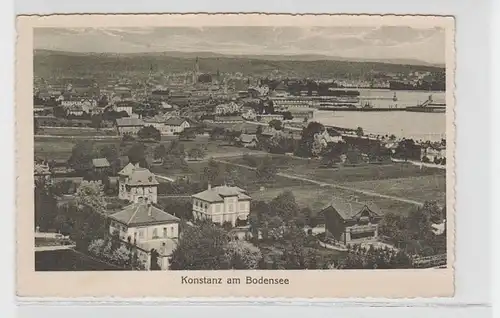 04567 Ak Konstanz am Bodensee Totalansicht um 1930