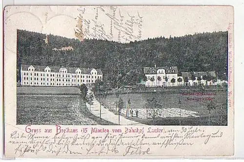 04562 Ak Gruss aus Brethaus Restaurant 1902