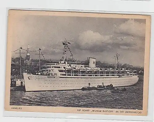 04557 Ak Hamburg Schiff "Wilhelm Gustloff" vers 1935