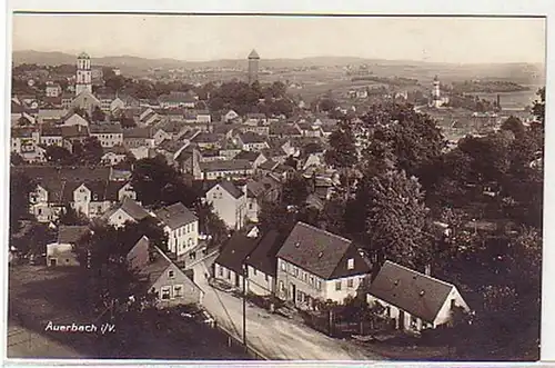 04540 Ak Vue totale d'Auerbach dans le Vogtl. vers 1940