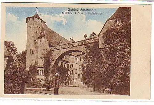 04503 Ak Schloss Fürstenau Steinbach im Odenwald 1920
