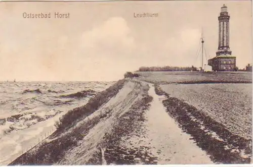 04476 Ak Mer Baltiquebad Horst phare vers 1920