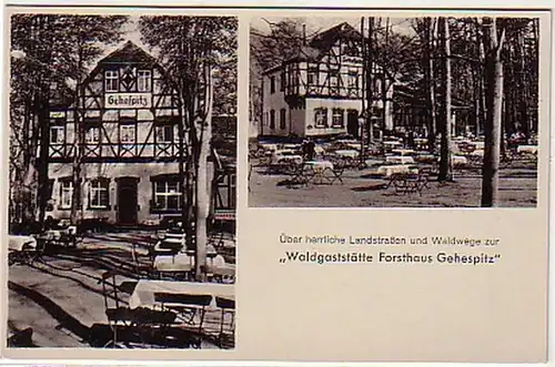 04470 Ak Waldgaststätte Forsthaus Gehespitz b. Frankfurt