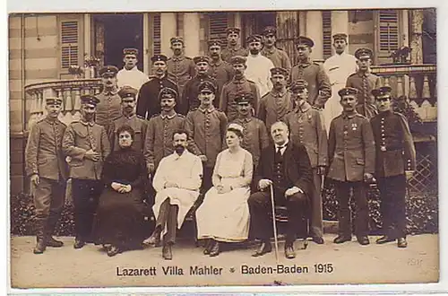 04450 Ak Baden-Baden Lhospitalt Villa Mahler 1915