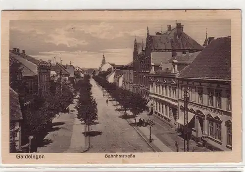 04449 Ak Gardelegen Bahnhofstrasse 1914