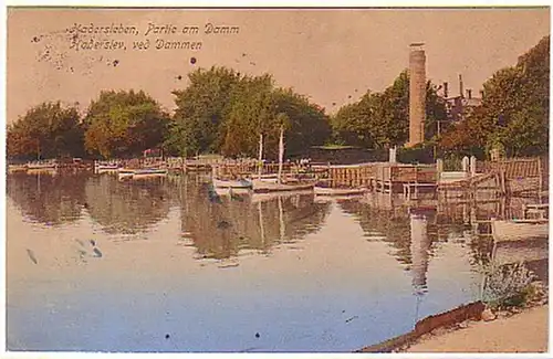 04430 Ak Hadersleben Partie au barrage 1913