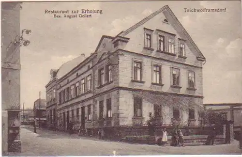 04416 Ak Teichwolframsdorf Gasthaus "Zur Erholung" 1910