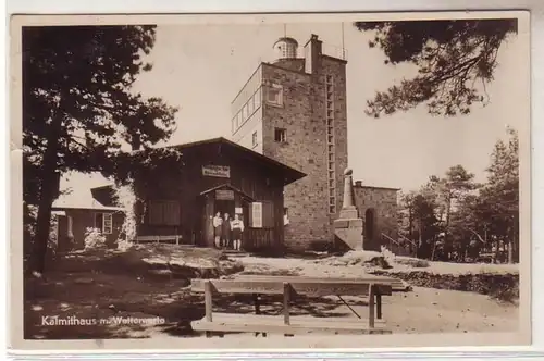 04408 Ak Kalmithaus (Pfälzerwald) mit Wetterwarte 1940